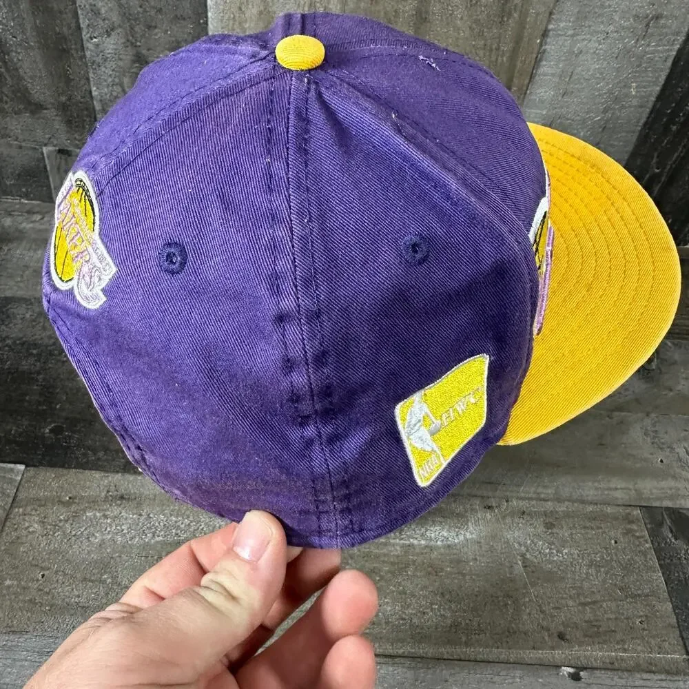 NBA‎ Los Angeles Lakers SnapBack Hat Cap New Era Purple Hardwood Classics